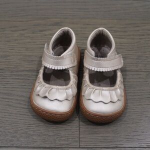 Livie & Luca Cream Dress Shoes for Kids